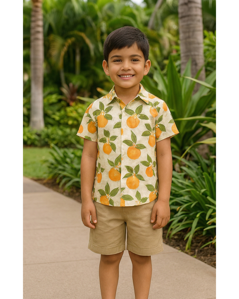 Citrus Grove Outfit Boy Kid Shirt
