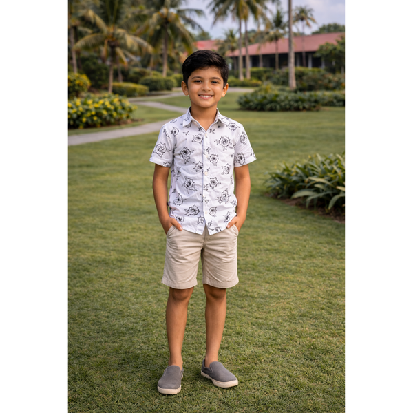 Bloom Sketch Classic Boy Kid Shirt