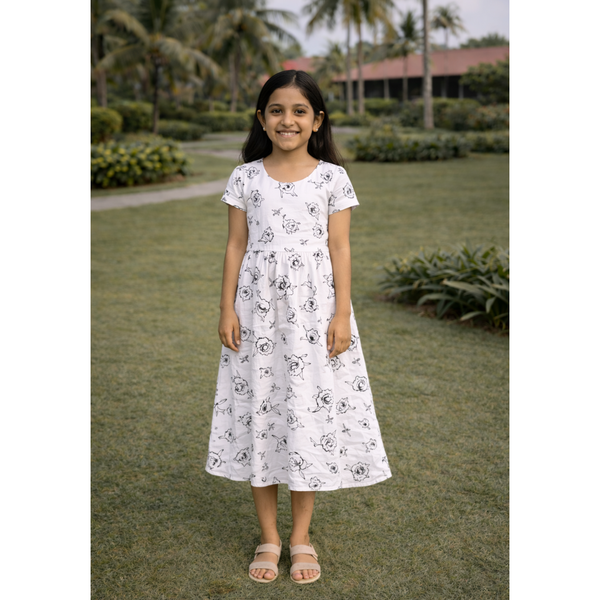 Bloom Sketch Classic Girl Kid Dress