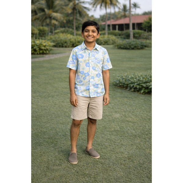 Ocean Breeze Botanica Boy Kid Shirt
