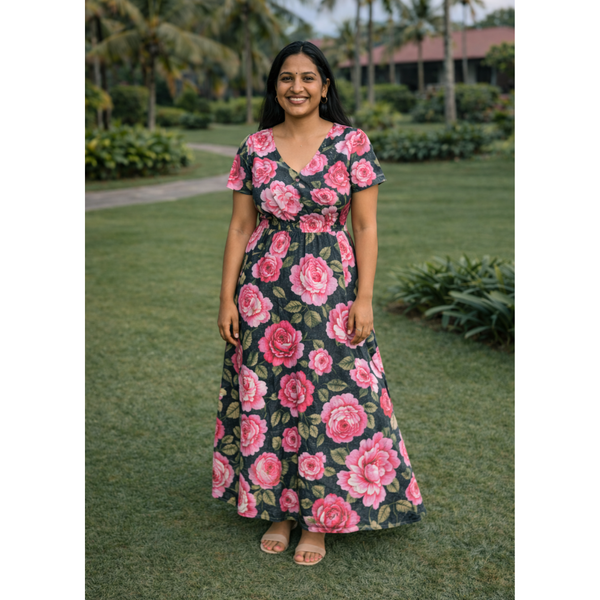 Rosé Garden Royale Mom Dress