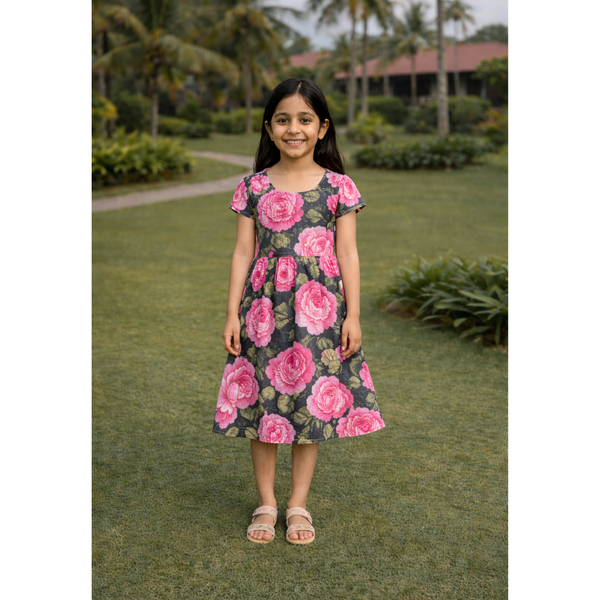 Rosé Garden Royale Girl Kid Dress