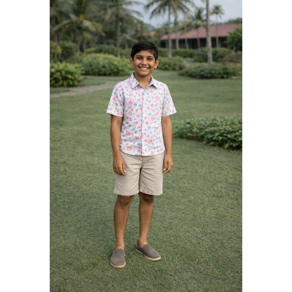 Blush Petal Mist Boy Kid Shirt