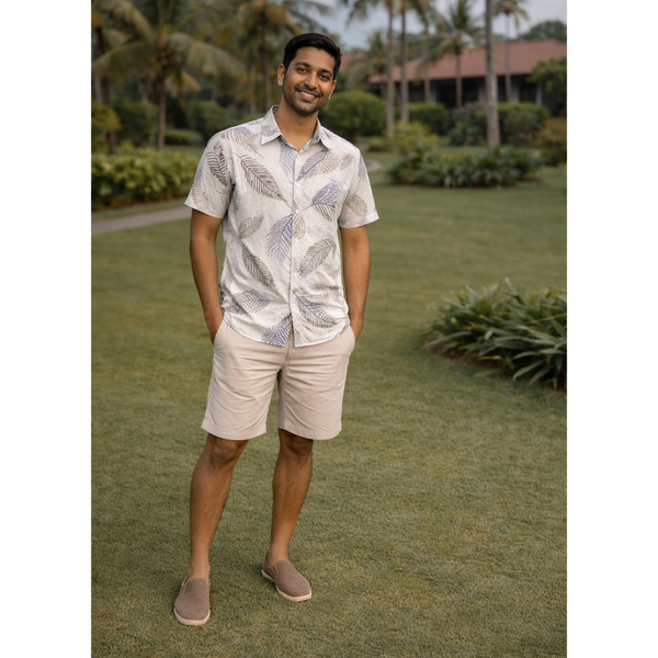 Tropical Mist Leaves Dad Shirt
