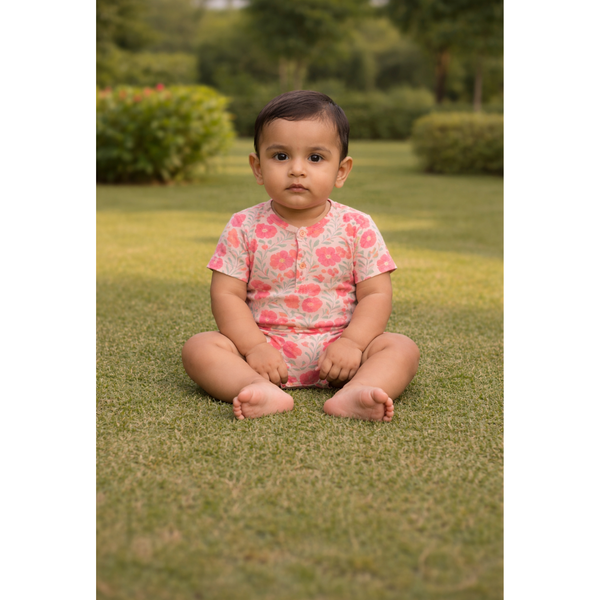 Red Blossom Family Baby Romber