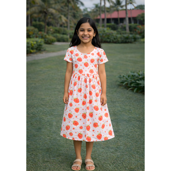 Berry Spark Pop Girl Kid Dress