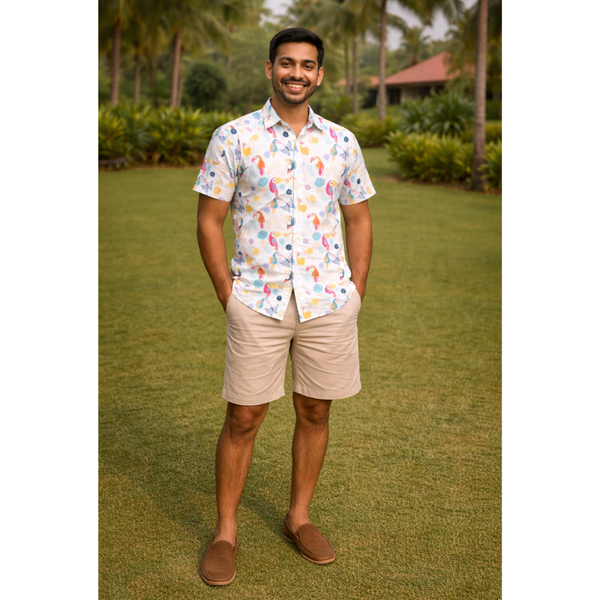 Birds & Blooms Family Dad Shirt