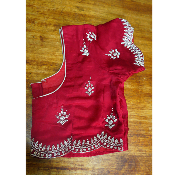 Crystal Vine Scalloped Blouse - Blouse