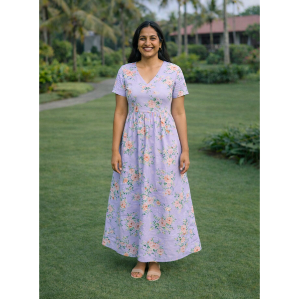 Lilac Blossom Grace Mom Dress