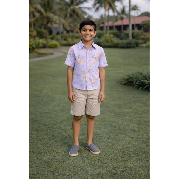 Lilac Blossom Grace Boy Kid Shirt