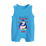 Mommy's Forever - Valentine's Day Themed Customized Romper Suit For Babies - ROYAL BLUE - 0 - 5 Months Old (Chest 18")