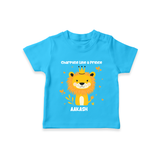 Charming Like A Prince - Valentine's Day Themed Customized T-Shirt For Kids - SKY BLUE - 0-5 Months Old (Chest 17")