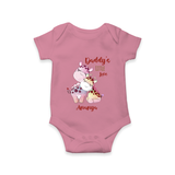 Daddy's Little Love - Valentine's Day Themed Customized Romper For Babies With Name - ONION - 0 - 3 Months Old (Chest 16")