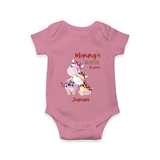 Mommy's Little Love - Valentine's Day Themed Customized Romper For Babies With Name - ONION - 0 - 3 Months Old (Chest 16")