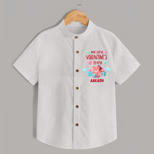 My First Valentine's Day - A Love Worth Celebrating Customized Shirt For Kids With Name