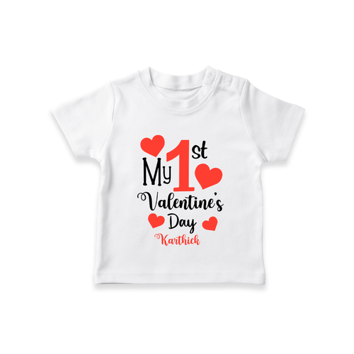 My First Valentine's Day - Creating Memories to Treasure Customized T-Shirt For Kids With Name