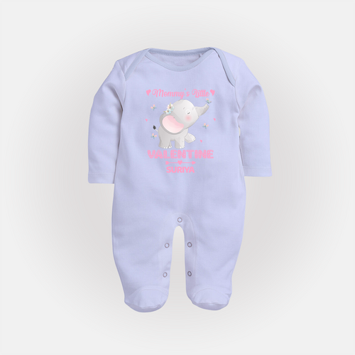 Mommy's Little Valentine - Customized Sleep Suit For Babies With Name