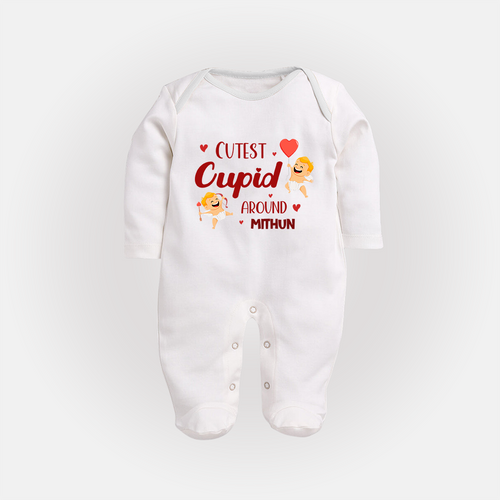 Cutest Cupid Around - Customized Sleep Suit For Babies With Name