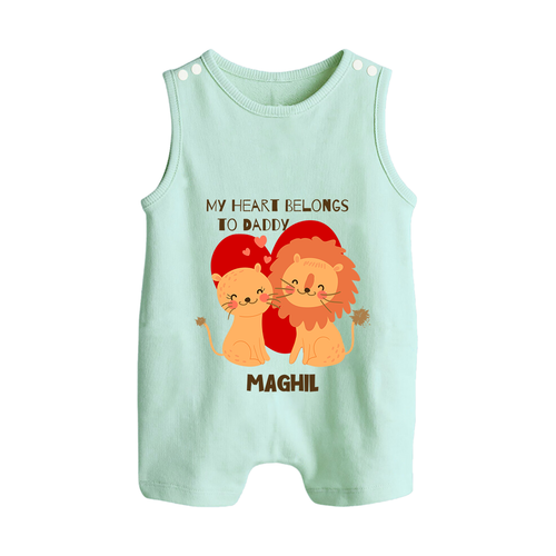 My Heart Belongs To Daddy - Customized Romper Suit For Babies With Name