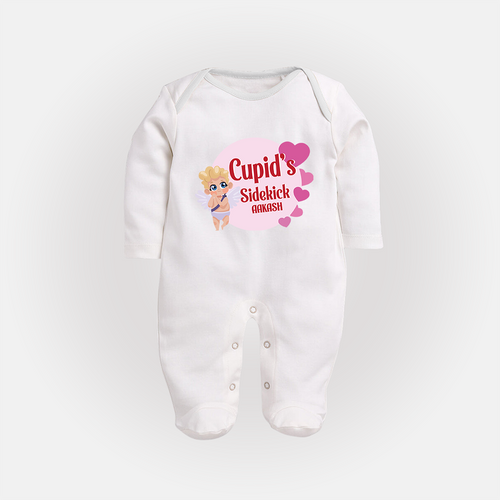 Cupid's SideKick - Customized Sleep Suit For Babies With Name