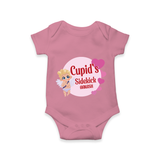 Cupid's SideKick - Customized Romper For Babies With Name - ONION - 0 - 3 Months Old (Chest 16")