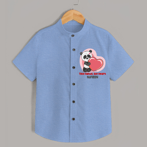 Tiny Hands, Big Heart - Customized Shirt For Kids With Name