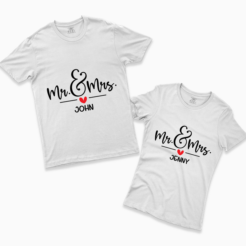 Cute Couple T-Shirts Combo for Him & Her – Perfect for Valentine’s Day