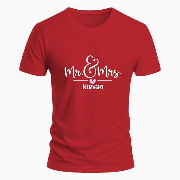 Mr & Mrs Custom T-shirt Bundle