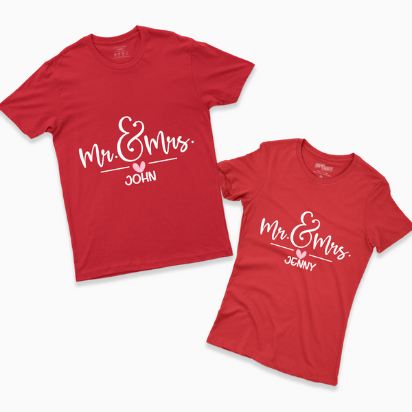 Cute Couple T-Shirts Combo for Him & Her – Perfect for Valentine’s Day