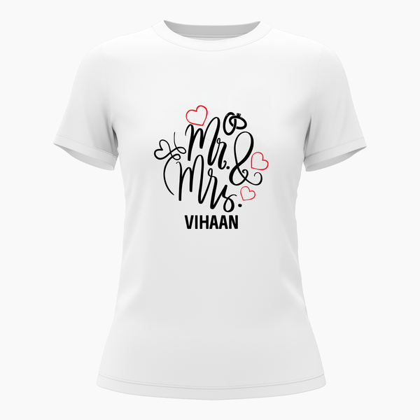 Mr & Mrs Personalized T-Shirt Bundle