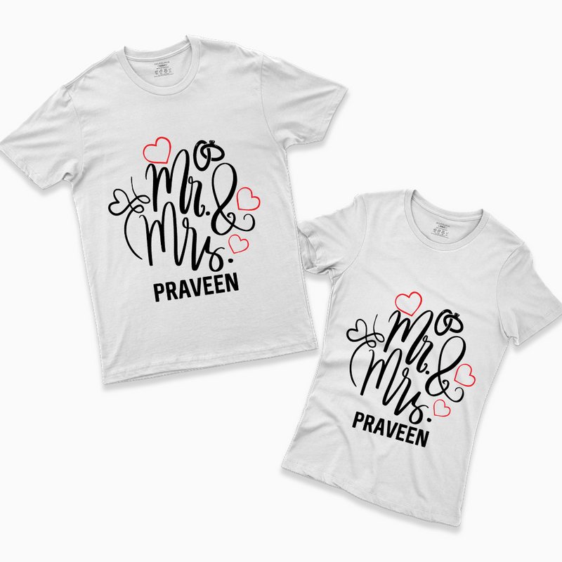 His and Hers Matching T-Shirts – Romantic Gift for Couples