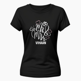 Mr & Mrs personlized with name t-shirt