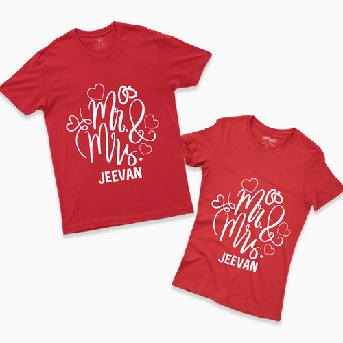 His and Hers Matching T-Shirts – Romantic Gift for Couples