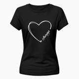 Personalized Name heart Valentines day T-Shirt