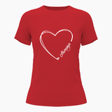 Personalized Name heart Valentines day T-Shirt