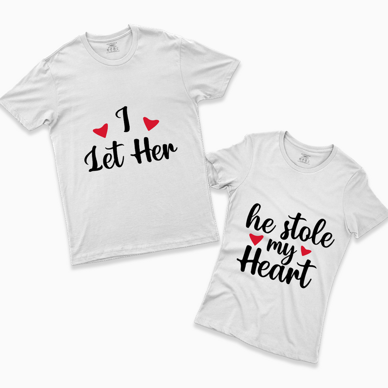 Love Matching Couple T-Shirts – Soft, Breathable Cotton