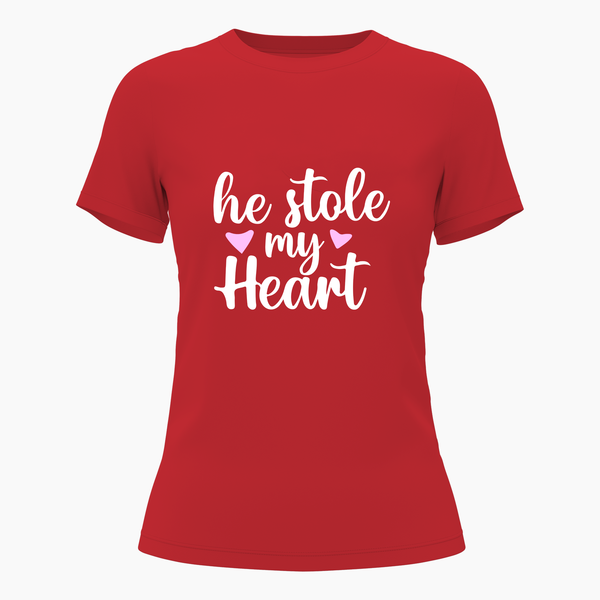 He Stole My Heart & I Let Her Couples T-Shirt Package