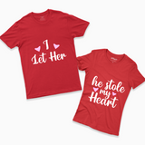 Love Matching Couple T-Shirts – Soft, Breathable Cotton