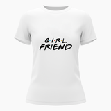 Girl friend matching couplesT-Shirt - WHITE - Small (Chest 36")