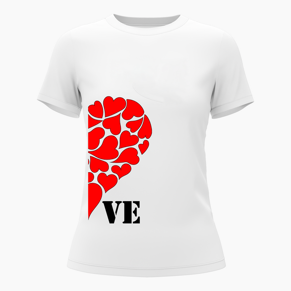 VE matching couplesT-Shirt - WHITE - Small (Chest 36")