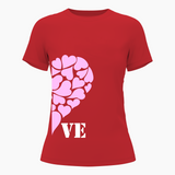 VE matching couplesT-Shirt - RED - Small (Chest 36")