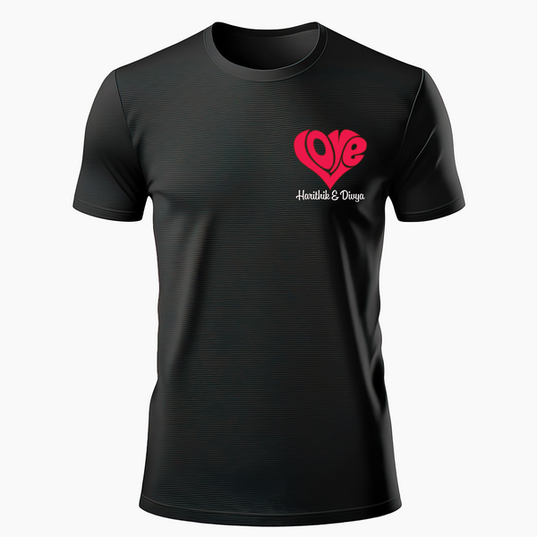 Love Personalized T-Shirt with name