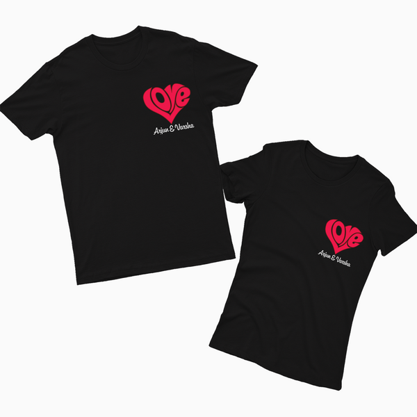 Valentine Gift Idea – Cute His & Hers Matching T-Shirt Combo