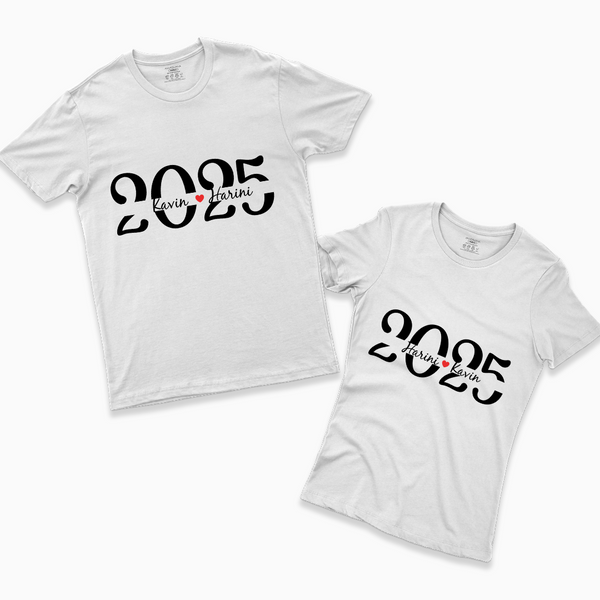 Couple Tees with Cute Designs – Valentine’s Day Matching Set