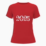 Matching couple Year and Name T-Shirt - RED - Small (Chest 36")