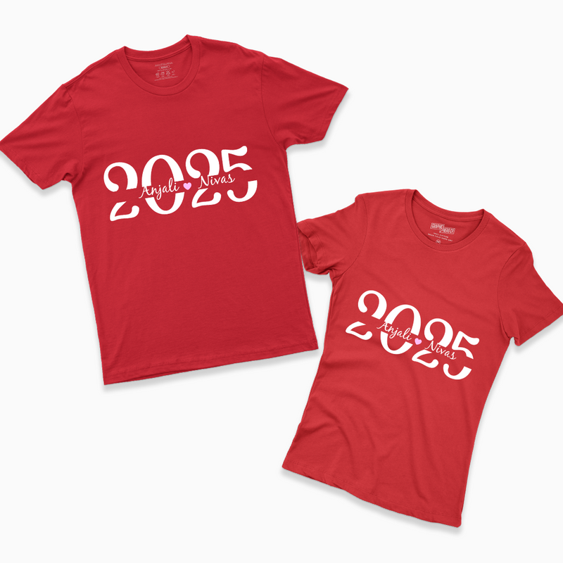 Couple Tees with Cute Designs – Valentine’s Day Matching Set