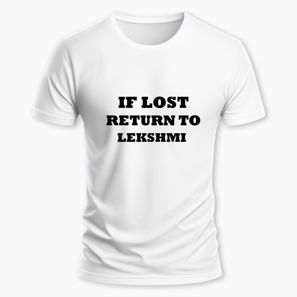 Matching couple T-Shirt - WHITE - Small (Chest 36")