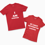 Adorable Love-Themed Couple T-Shirts – 100% Cotton Comfort