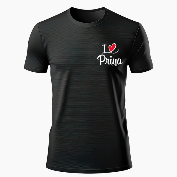 I love Personalized T-Shirt