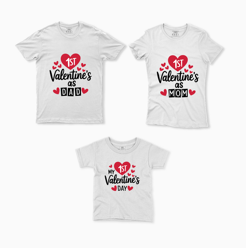 Family Love Combo: Matching Valentine’s T-Shirts and Onesies